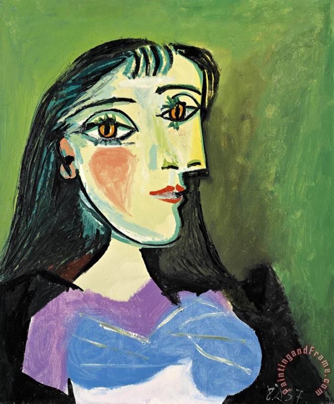 Buste De Femme painting - Pablo Picasso Buste De Femme Art Print