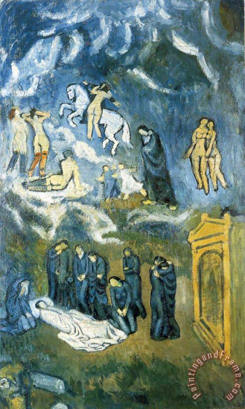 Pablo Picasso Evocation The Burial of Casagemas 1901 Art Painting