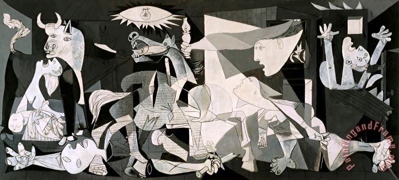 Pablo Picasso Guernica Art Painting