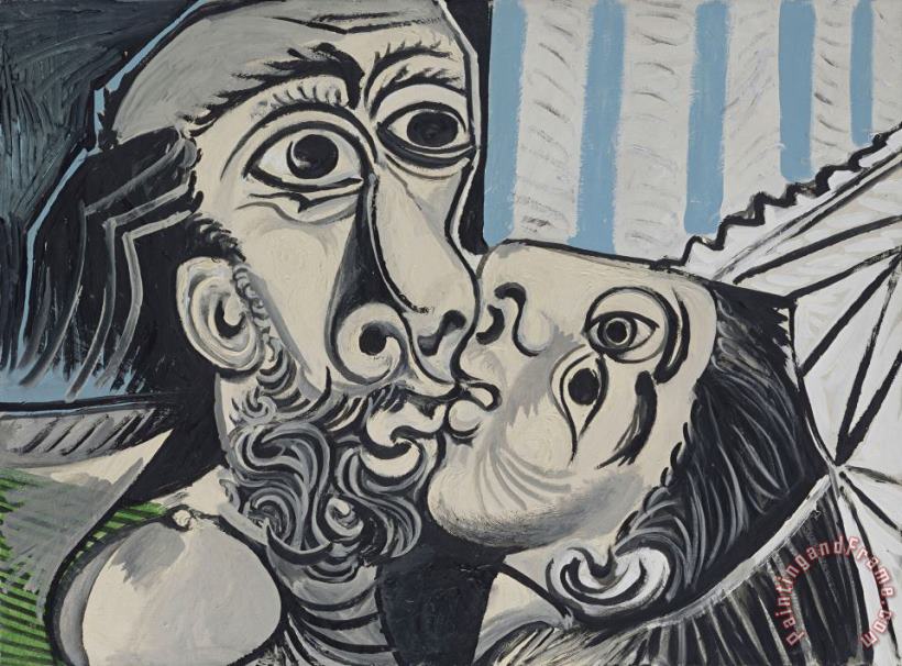 Le Baiser (the Kiss) painting - Pablo Picasso Le Baiser (the Kiss) Art Print
