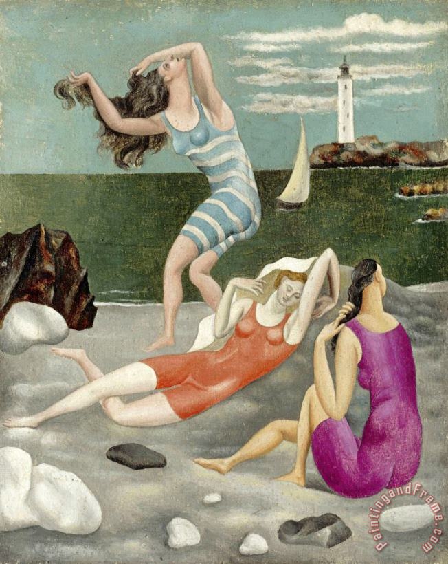Pablo Picasso Les Baigneuses (the Bathers) Art Painting