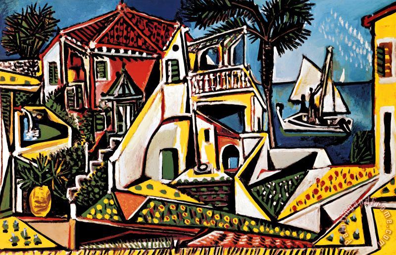 Pablo Picasso Mediterranean Landscape Art Painting
