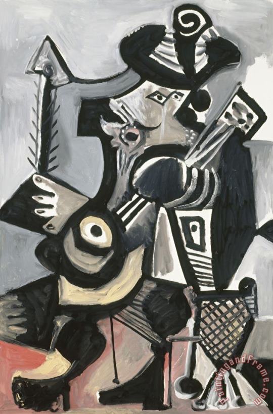 Pablo Picasso Musicien (musician) Art Print