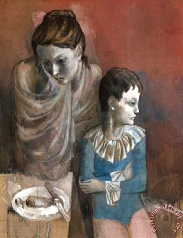 Pablo Picasso Mutter Mit Kind Gaukler C 1905 painting - Mutter Mit Kind
