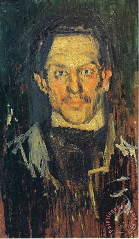 Pablo Picasso Self Portrait 1901 2 Art Print