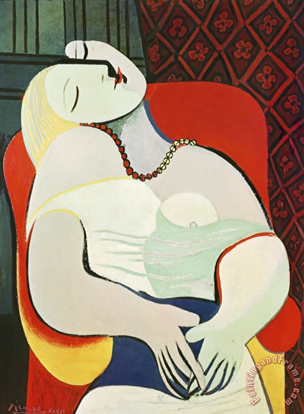 Pablo Picasso The Dream Art Painting