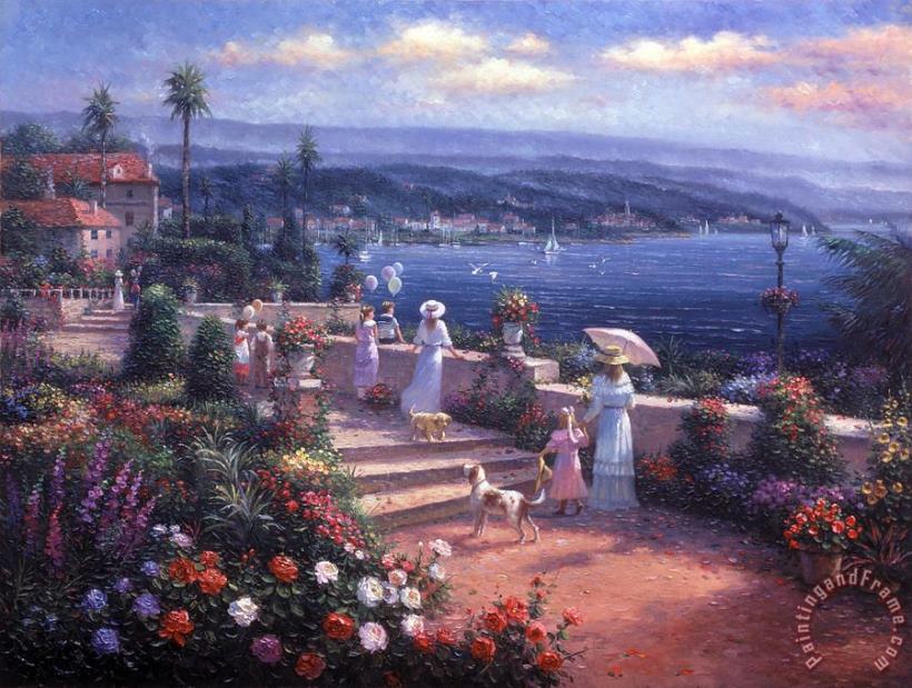 pallet Seaside View Art Painting