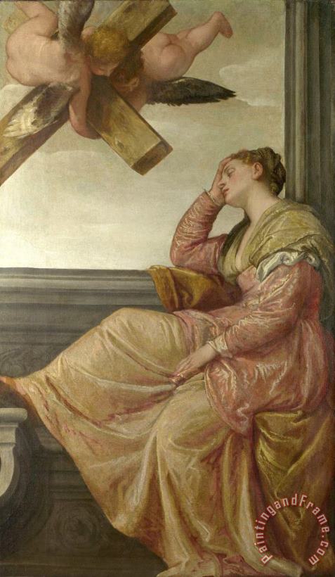 The Dream of Saint Helena painting - Paolo Caliari Veronese The Dream of Saint Helena Art Print