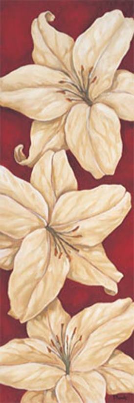 Bella Grande Lilies painting - Paul Brent Bella Grande Lilies Art Print