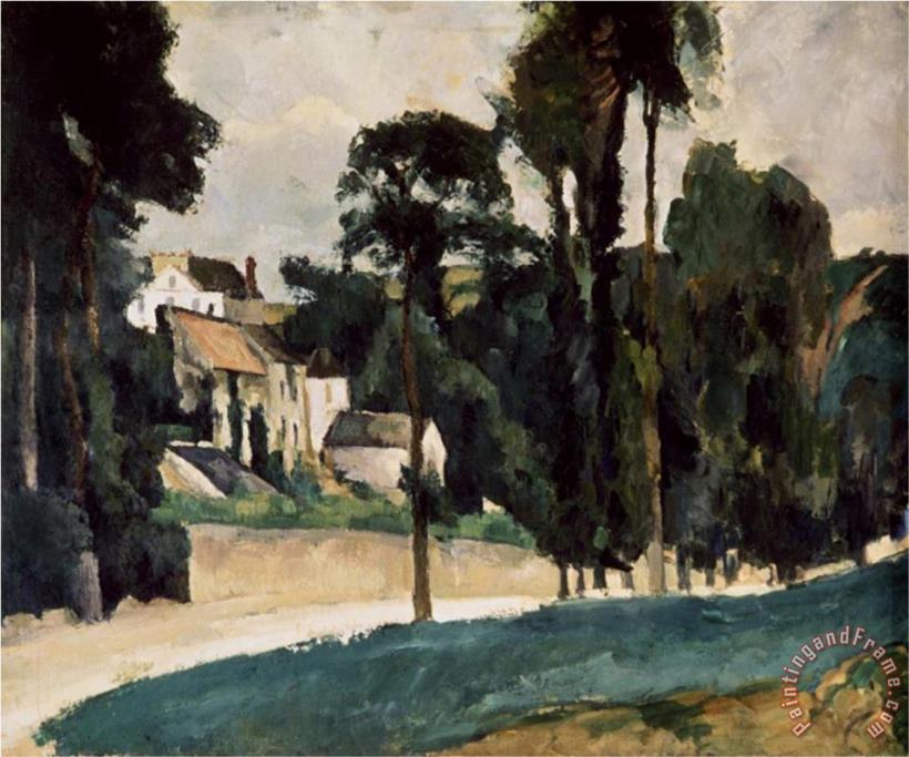 Paul Cezanne A Way in a Path Art Painting