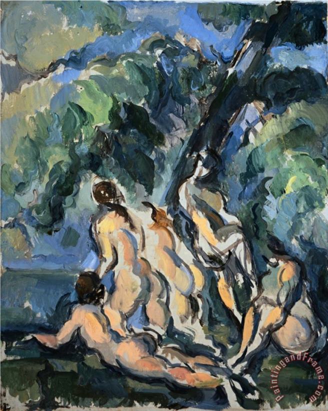 Paul Cezanne Baigneuses Study for Les Grandes Baigneuses Art Painting