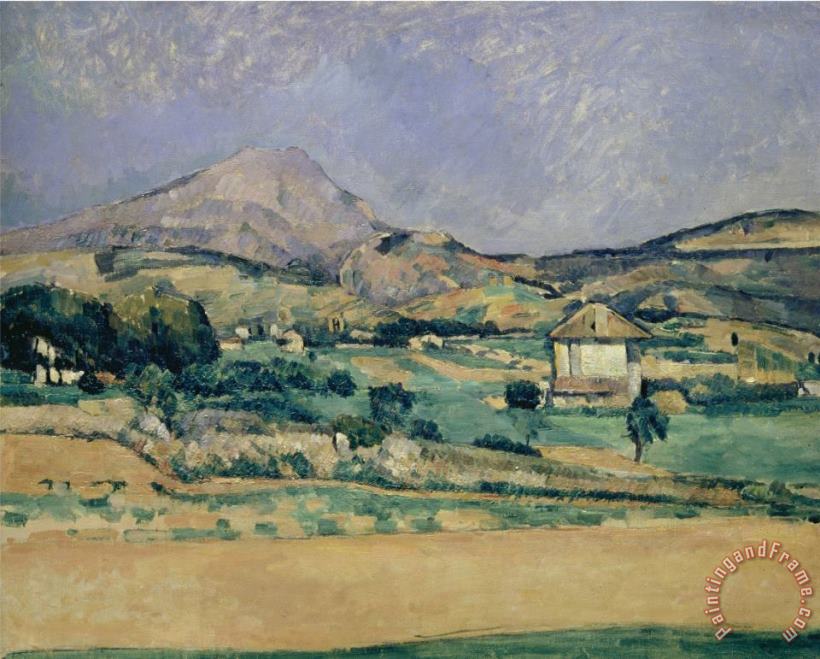 Blick Zum Mount Saint Victoire 1882 85 painting - Paul Cezanne Blick Zum Mount Saint Victoire 1882 85 Art Print
