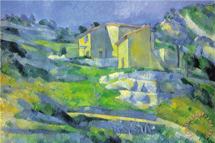 House in Provence painting - Paul Cezanne House in Provence Art Print