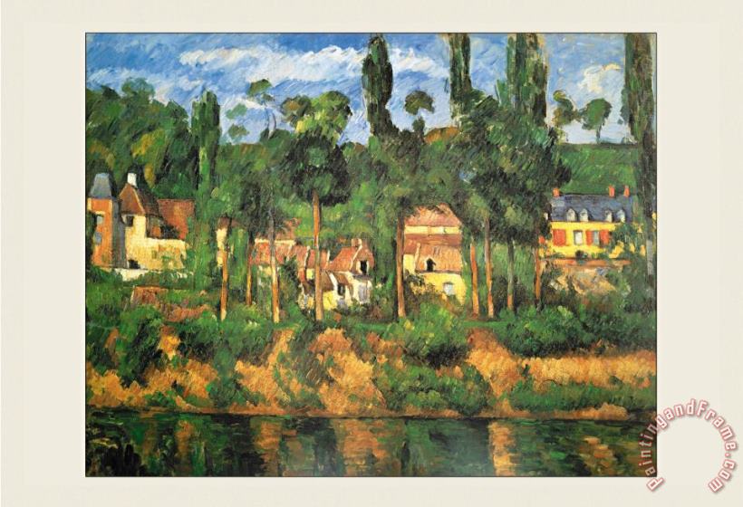 Paul Cezanne Le Chateau De Medan Art Print