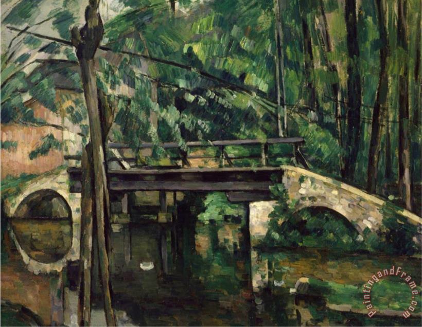 Paul Cezanne Le Pont De Maincy Pres De Melun 1879 80 Bridge of Maincy Near Melun Art Print