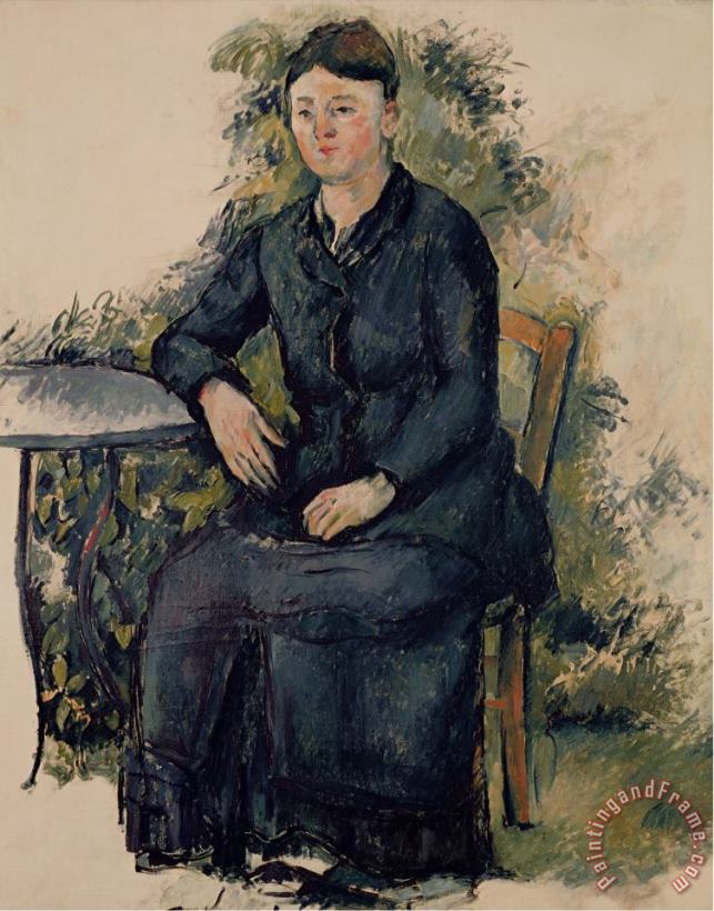 Paul Cezanne Madame Cezanne in The Garden 1880 82 Art Painting