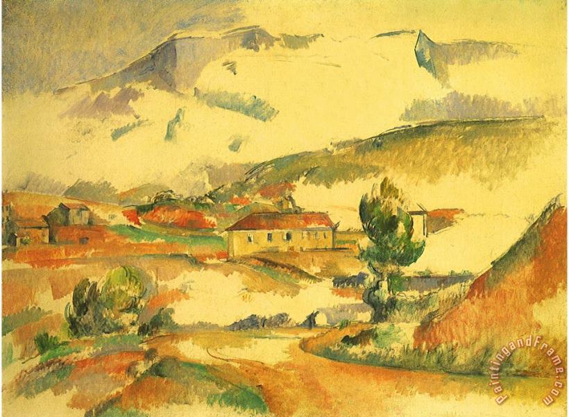 Paul Cezanne Mont Sainte Victoire 1887 Art Print