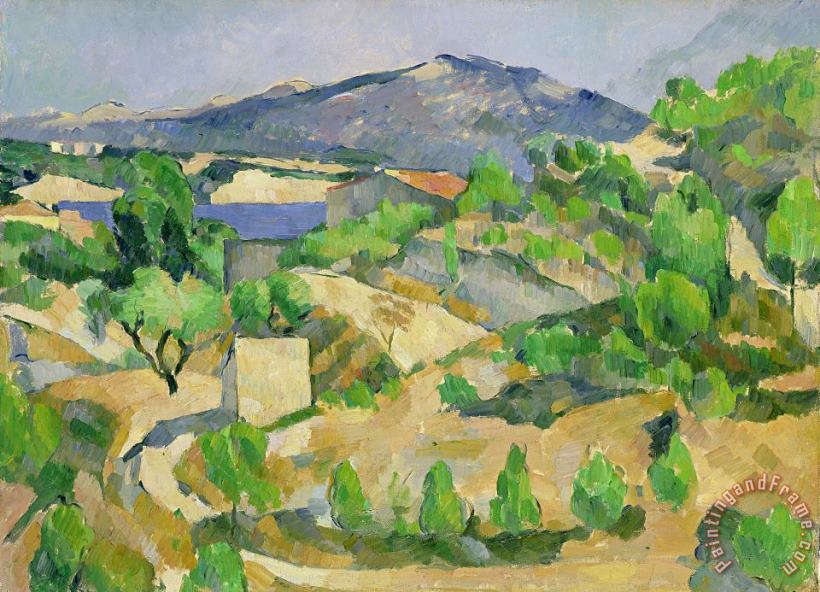 Paul Cezanne Mountains in Provence Art Print