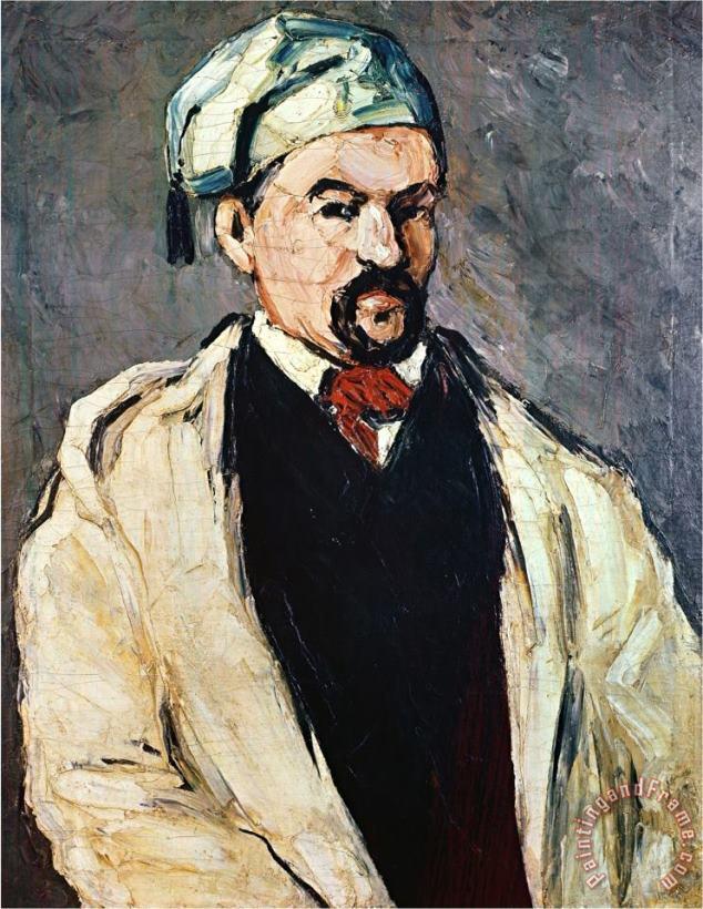 Paul Cezanne Portrait of a Man in a Blue Cap Or Uncle Dominique Circa 1866 Art Print