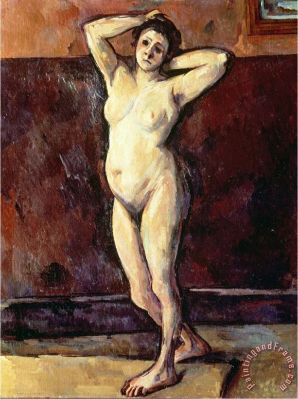 Paul Cezanne Standing Nude Woman C 1898 99 Art Painting
