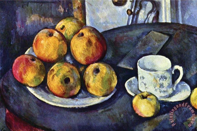 Paul Cezanne Still Life with Cup And Saucer Art Print