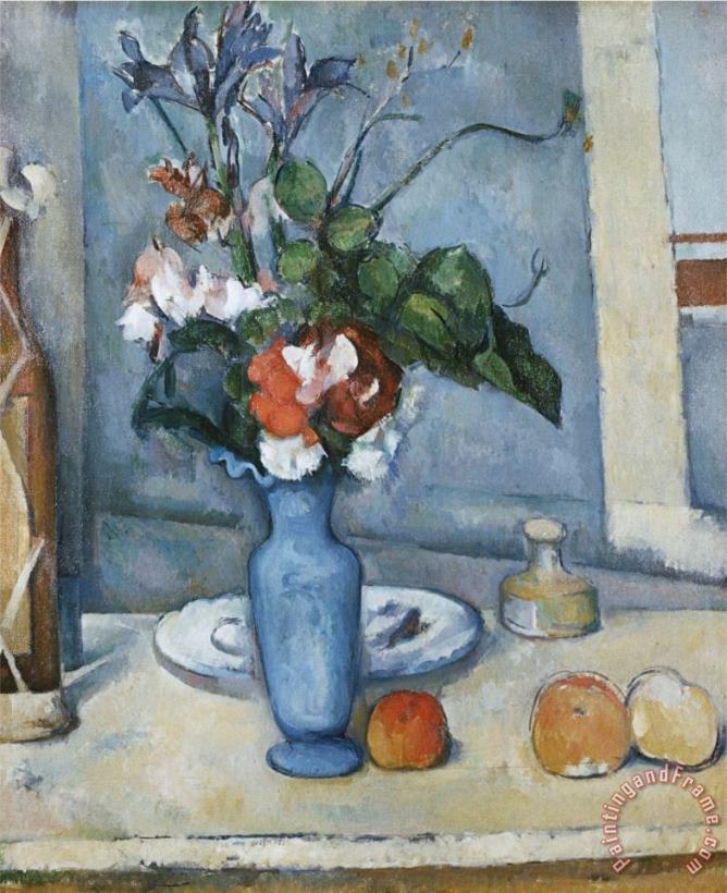 Paul Cezanne The Blue Vase Art Print