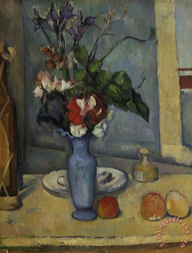 Paul Cezanne The Blue Vase About 1885 1887 Art Print