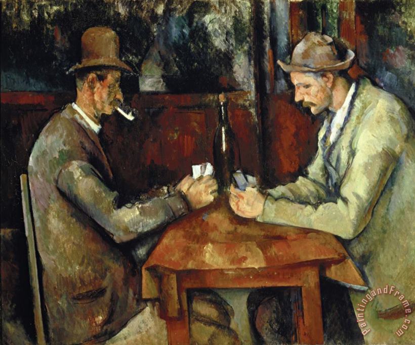 Paul Cezanne The Card Players 1890 92 Art Painting