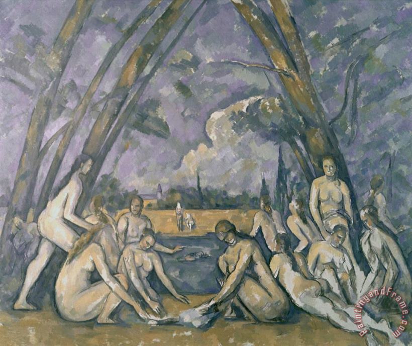 The Large Bathers C 1900 05 Oil on Canvas painting - Paul Cezanne The Large Bathers C 1900 05 Oil on Canvas Art Print