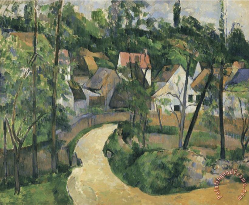 Paul Cezanne Turn in The Road C 1881 Art Print