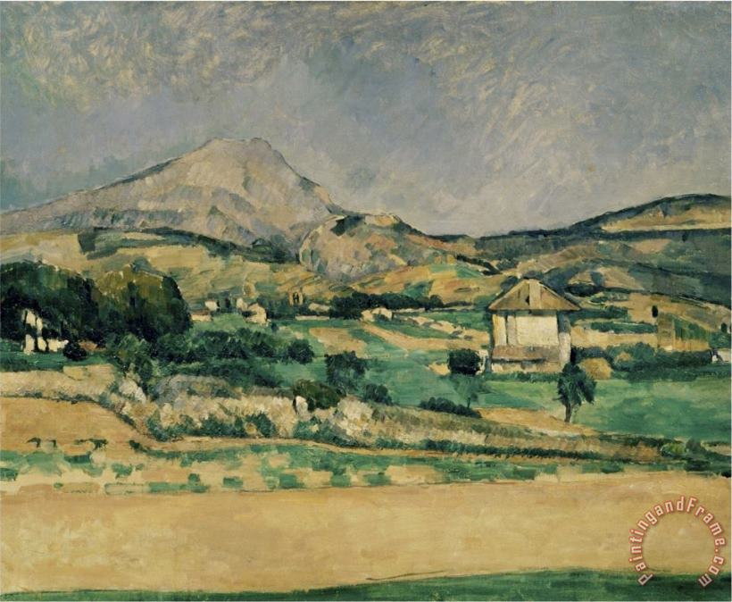 Paul Cezanne Valley of Mount St Victoire Art Painting