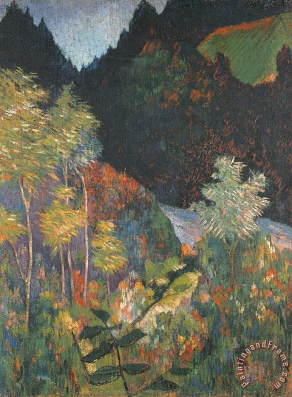 Paul Gauguin Landscape Art Painting