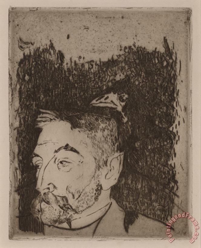 Paul Gauguin Portrait of Stephane Mallarme Art Print