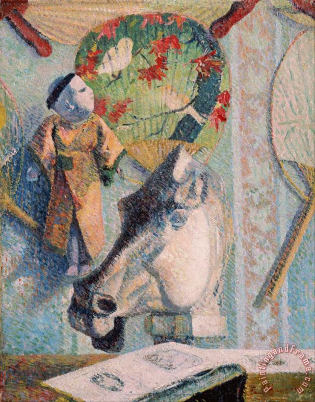 Paul Gauguin Still Life with Horse's Head Art Painting