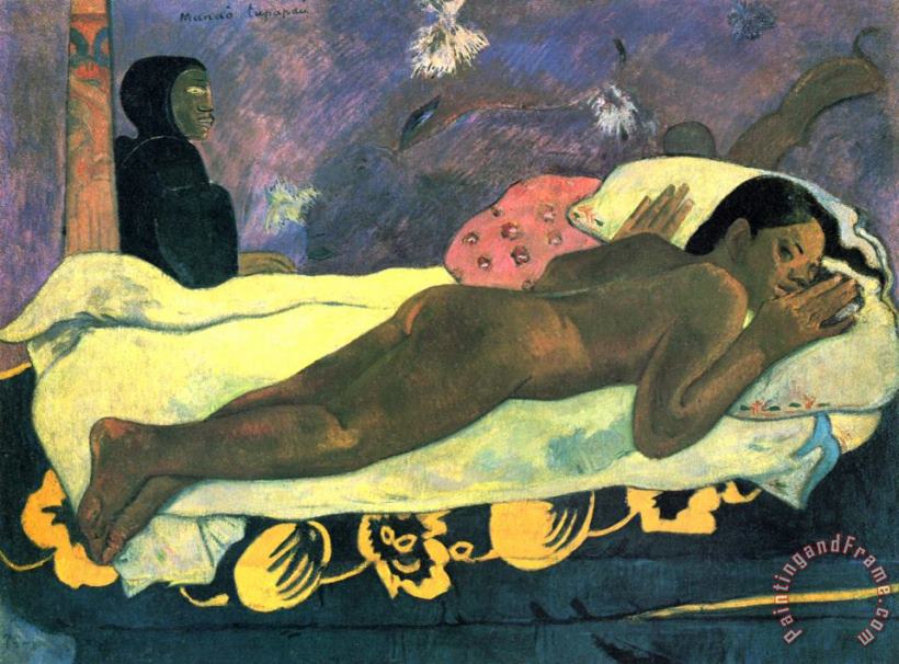 The Spirit of The Dead Keeps Watch painting - Paul Gauguin The Spirit of The Dead Keeps Watch Art Print