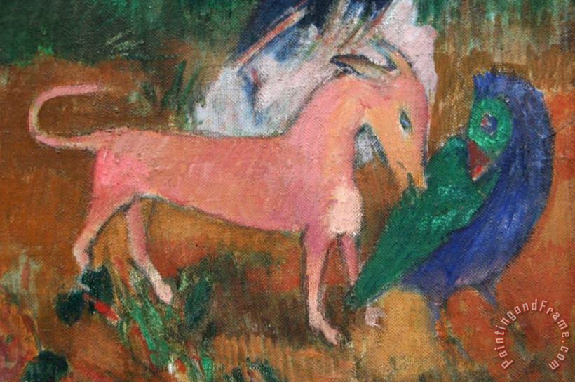Paul Gauguin The Wizard of Hiva Oa (detail) Art Painting