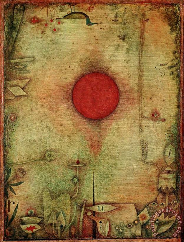 Paul Klee Ad Marginem C 1930 Art Painting