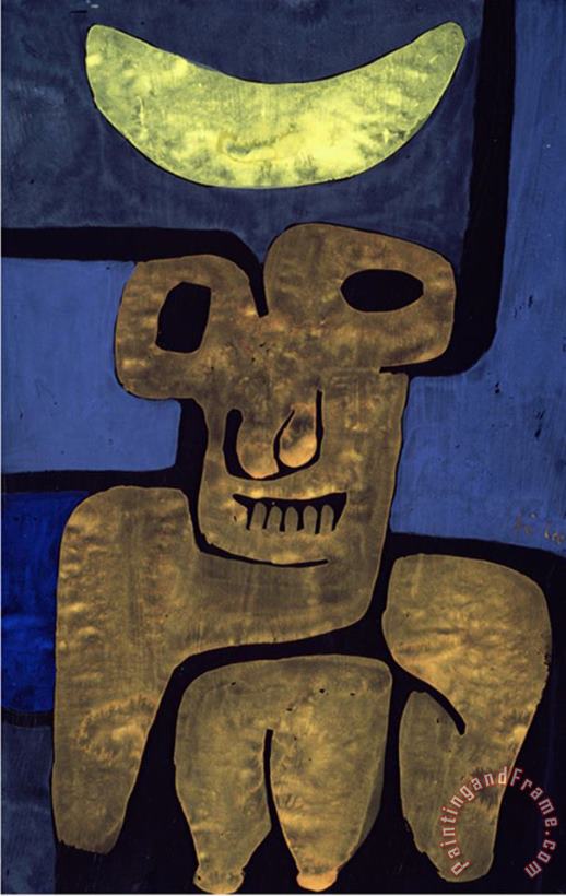 Paul Klee Moon of The Barbarians Luna Der Barbaren Art Painting