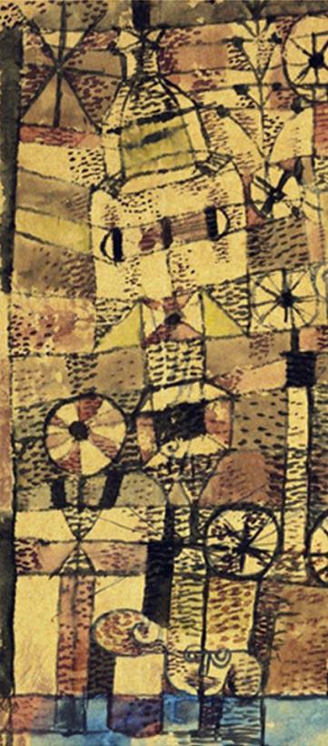 Paul Klee Stratification II Lagerung II Art Print