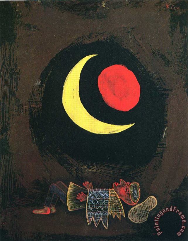 Strong Dream 1929 painting - Paul Klee Strong Dream 1929 Art Print