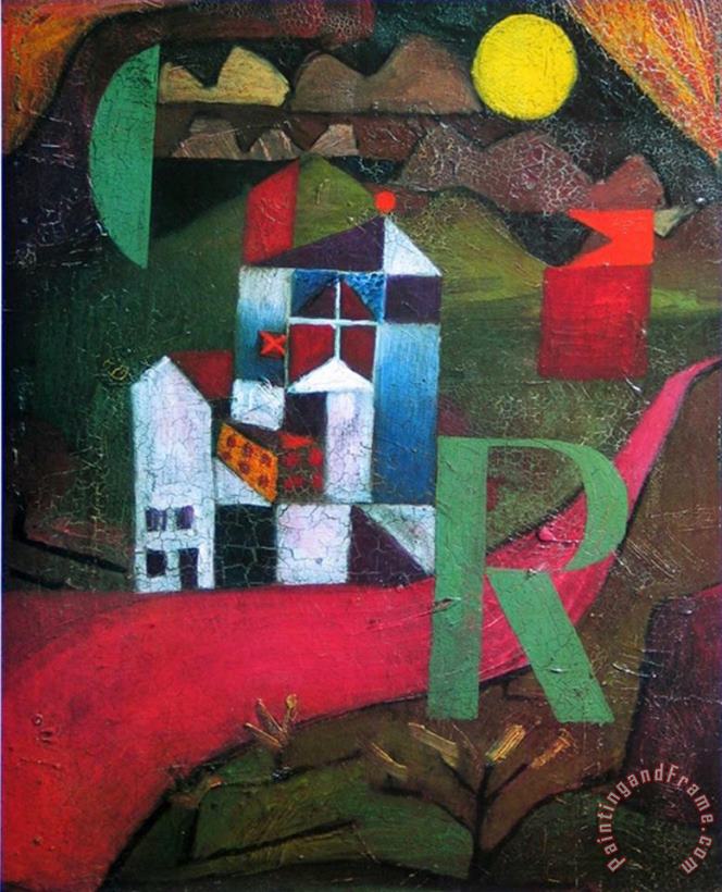 Paul Klee Villa R 1919 Art Painting