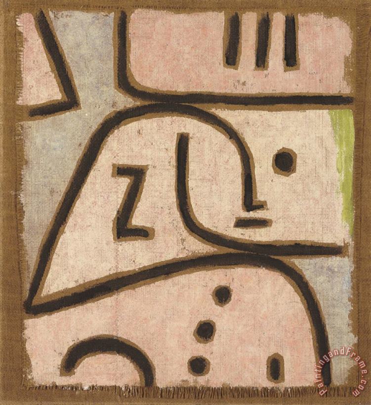 Paul Klee Wi in Memoriam 1938 Art Print