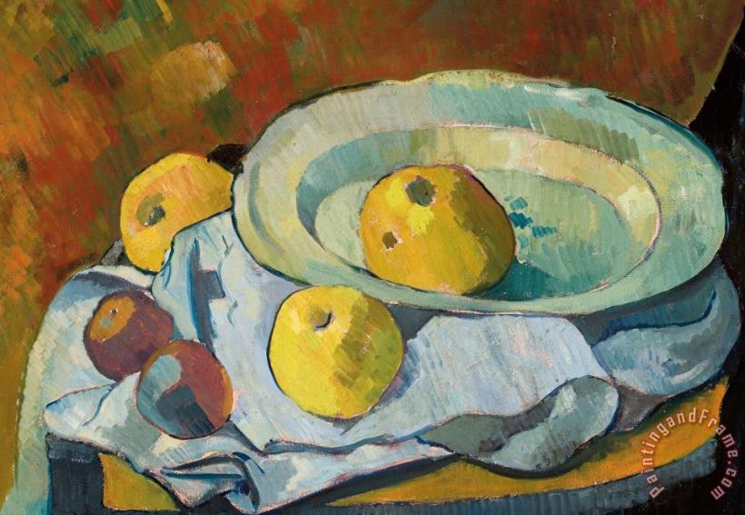 Paul Serusier Plate Of Apples Art Print