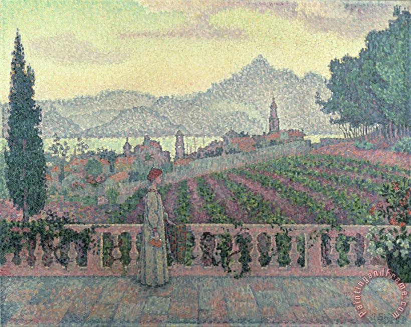 Paul Signac Woman on the Terrace Art Print