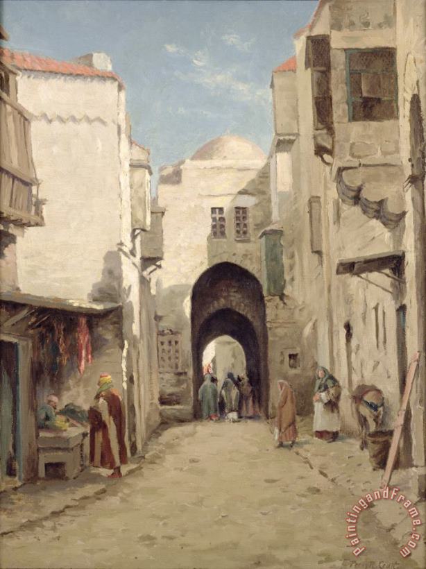A Street in Jerusalem painting - Percy Robert Craft A Street in Jerusalem Art Print