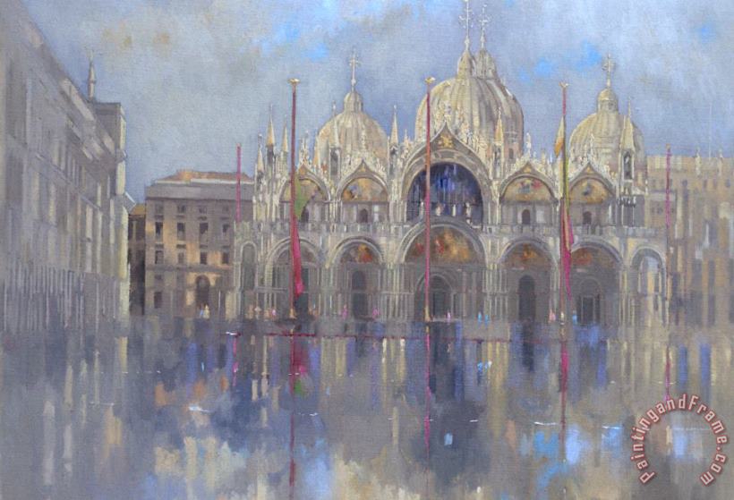 St Mark's -Venice painting - Peter Miller St Mark's -Venice Art Print