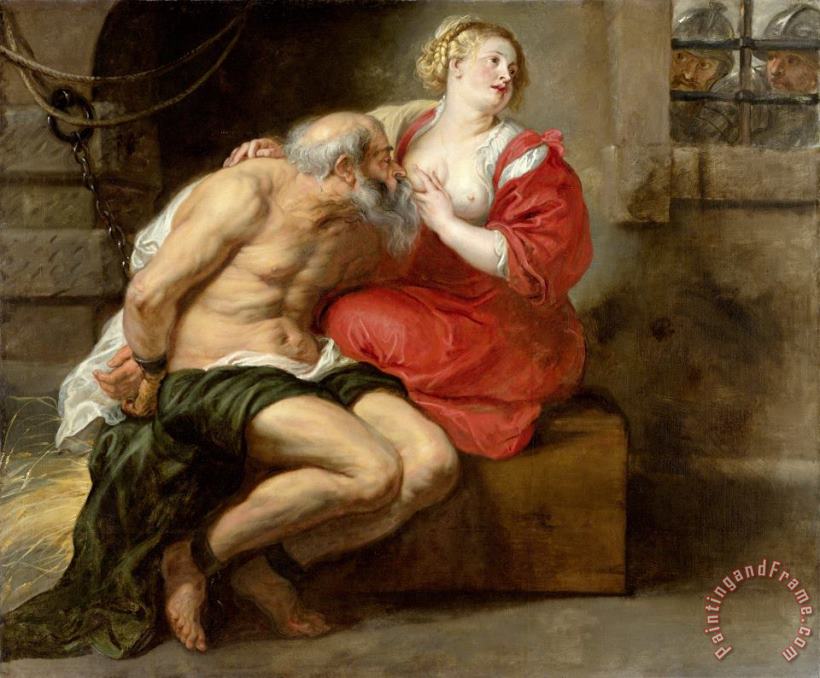Peter Paul Rubens Cimon And Pero Art Print