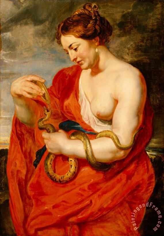 Peter Paul Rubens Hygeia - Goddess of Health Art Print