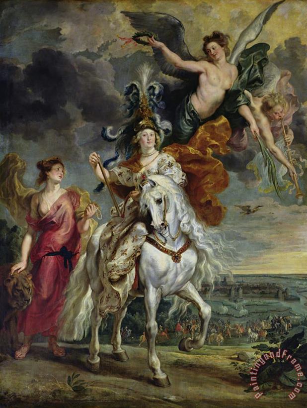 The Medici Cycle: The Triumph of Juliers, 1st September 1610 painting - Peter Paul Rubens The Medici Cycle: The Triumph of Juliers, 1st September 1610 Art Print