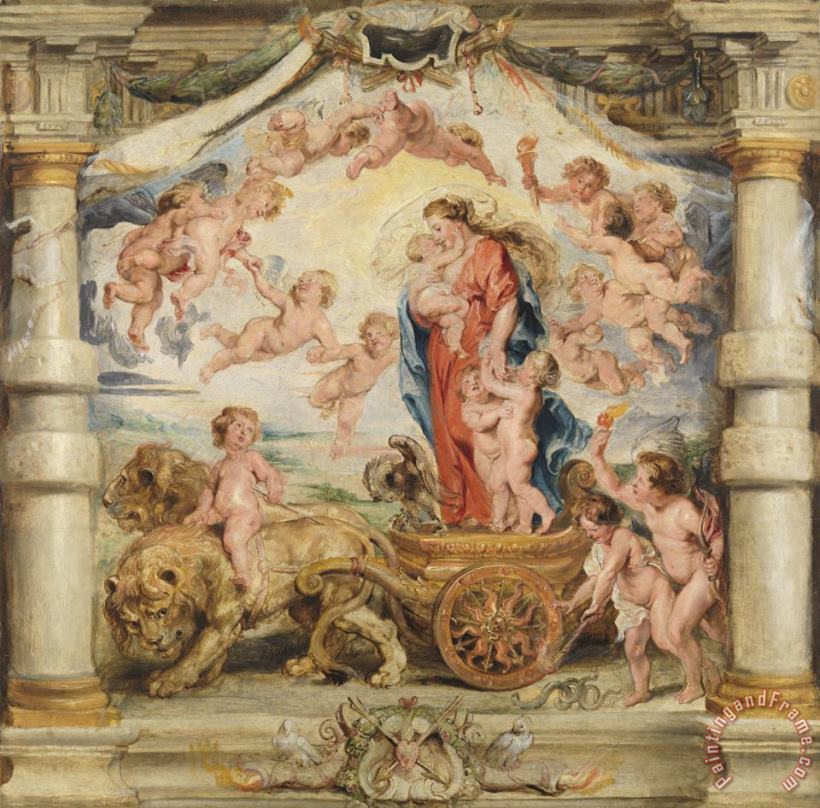 Peter Paul Rubens The Triumph of Charity Art Painting